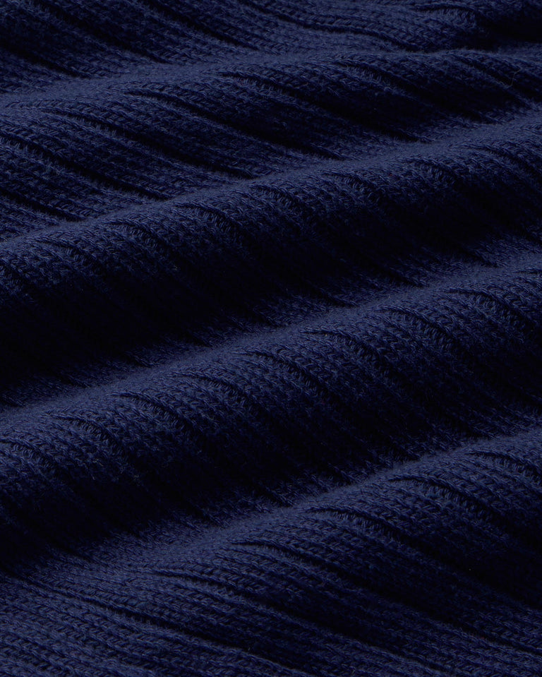 Jersey navy punto Adele sostenible - silueta 3