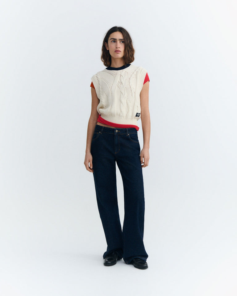 Chaleco punto crudo Aria sostenible - 1