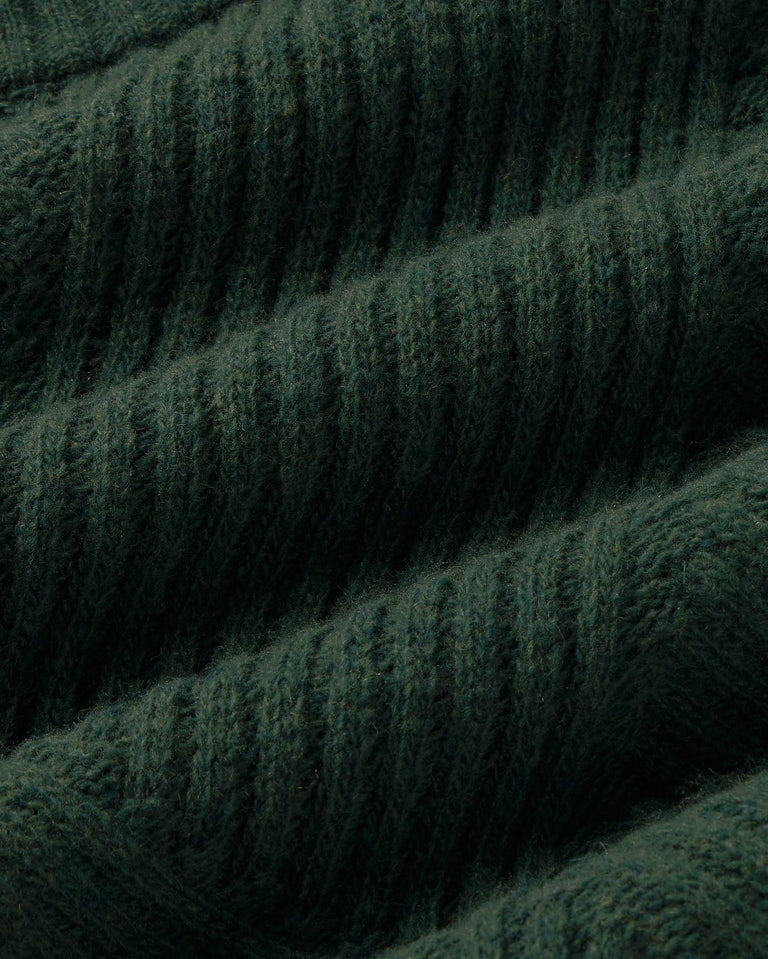 Jersey lana verde Kaia sostenible silueta - 2