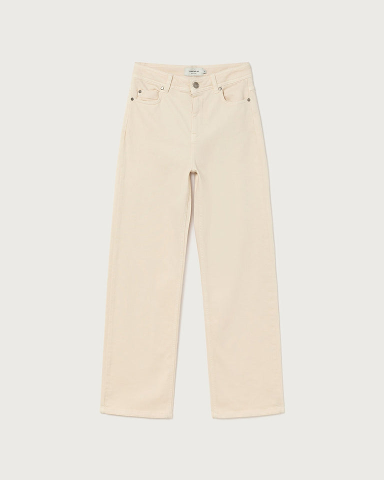 Pantalón crudo Theresa sostenible  - silueta 1
