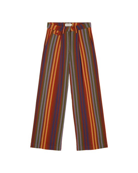 Pantalón multicolor rayas Pat sostenible - silueta 1