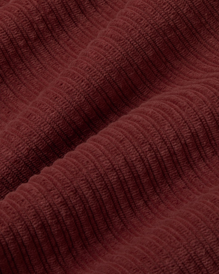Pantalón wide leg pana rojo Hedda sostenible silueta - 2