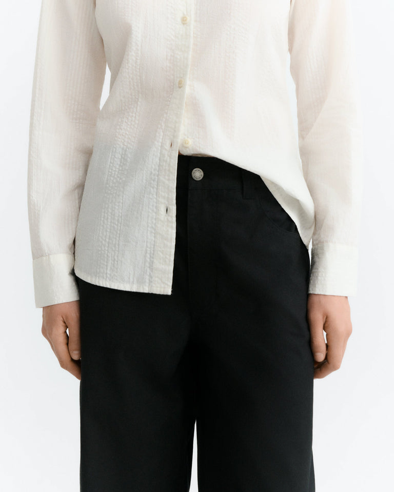 Pantalón barrel negro Marissa sostenible - 4