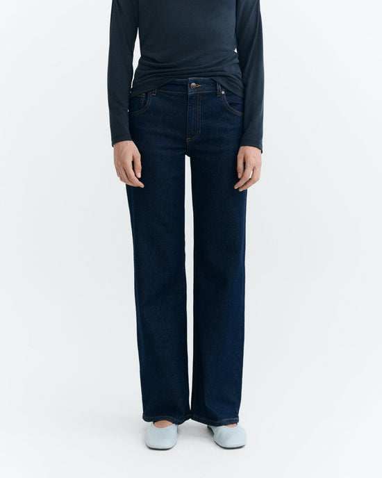 Jeans tiro bajo azul Kettan sostenible - 4
