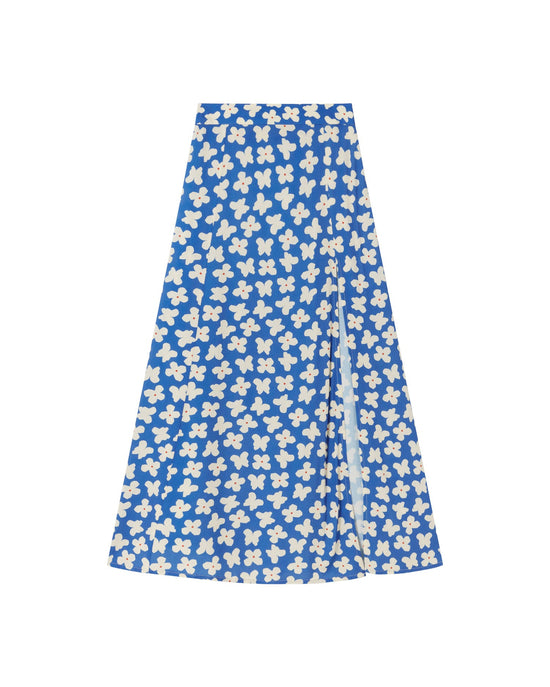 Tora butterfly blue skirt