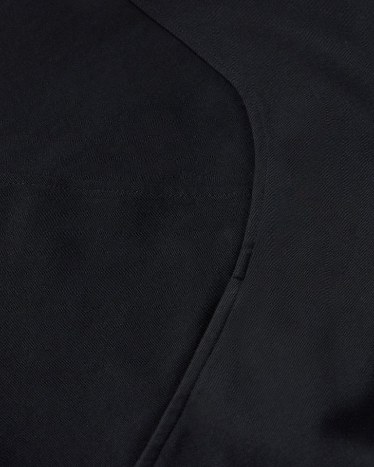 Sudadera negra Yoon sostenible - silueta 2