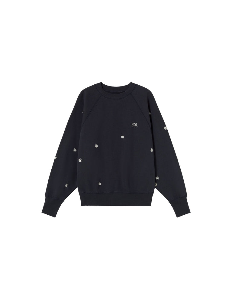 Sudadera navy solsol Bonnie sostenible-silueta-1