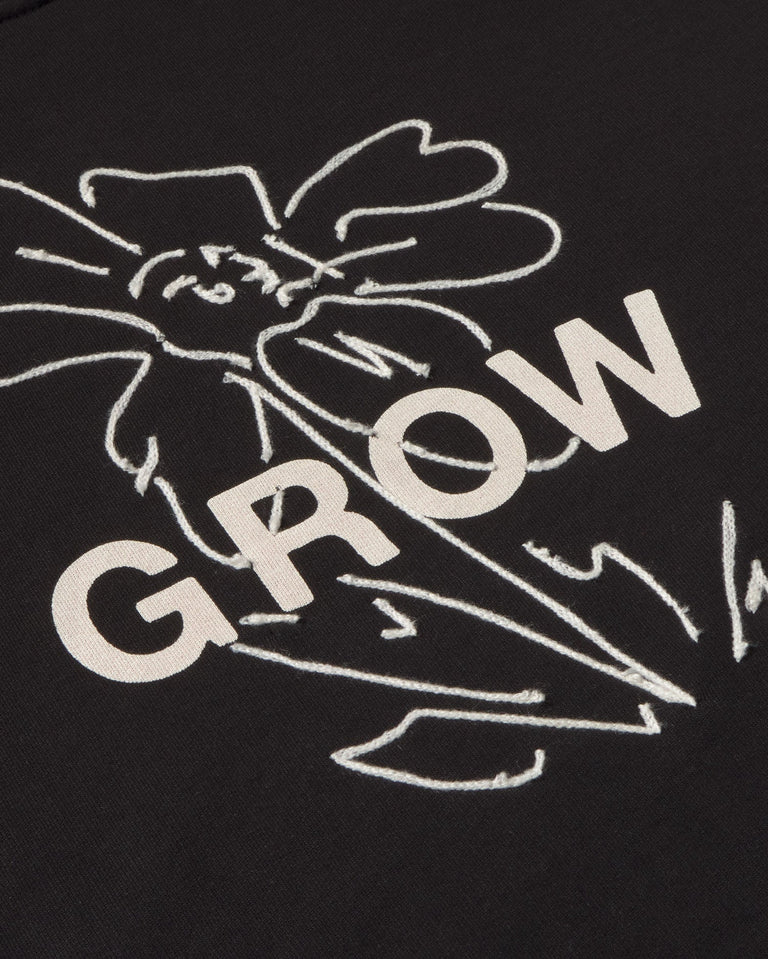 Sudadera bordada grow Jimena sostenible silueta - 3