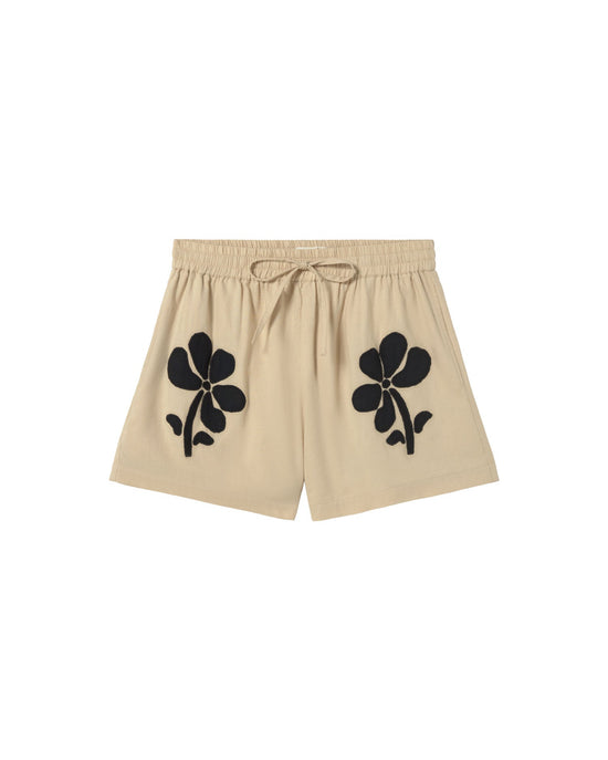 Short crudo marygold Geranio sostenible - silueta 1