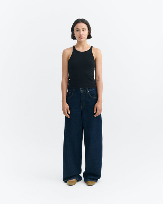 Top halter negro Harriet sostenible - 1