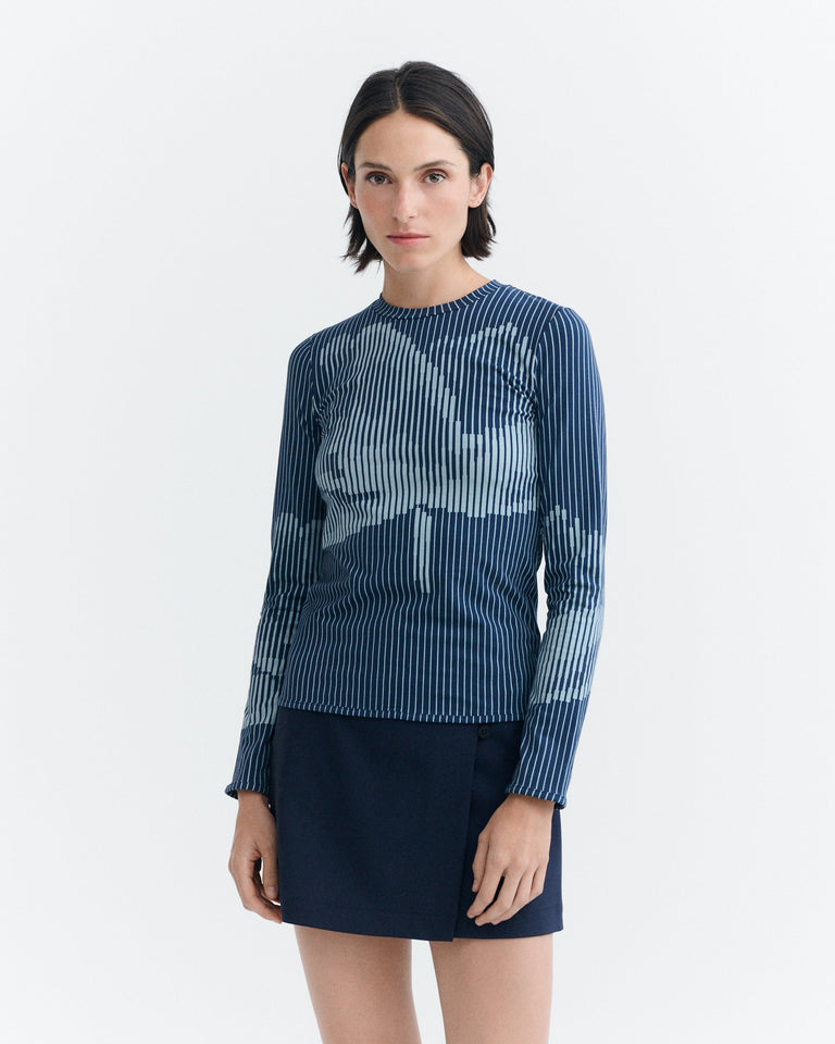 Top azul lotus Brisa sostenible - 2