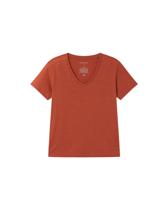 Light red hemp Clavel t-shirt