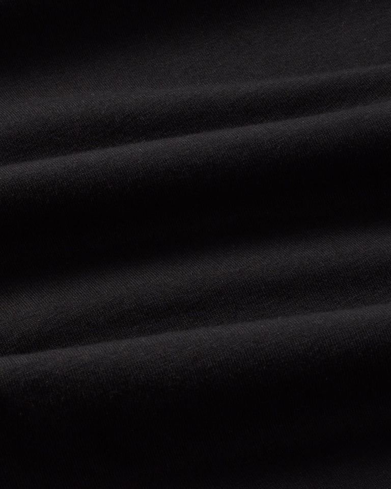 Camiseta negra Ida sostenible  - silueta 2