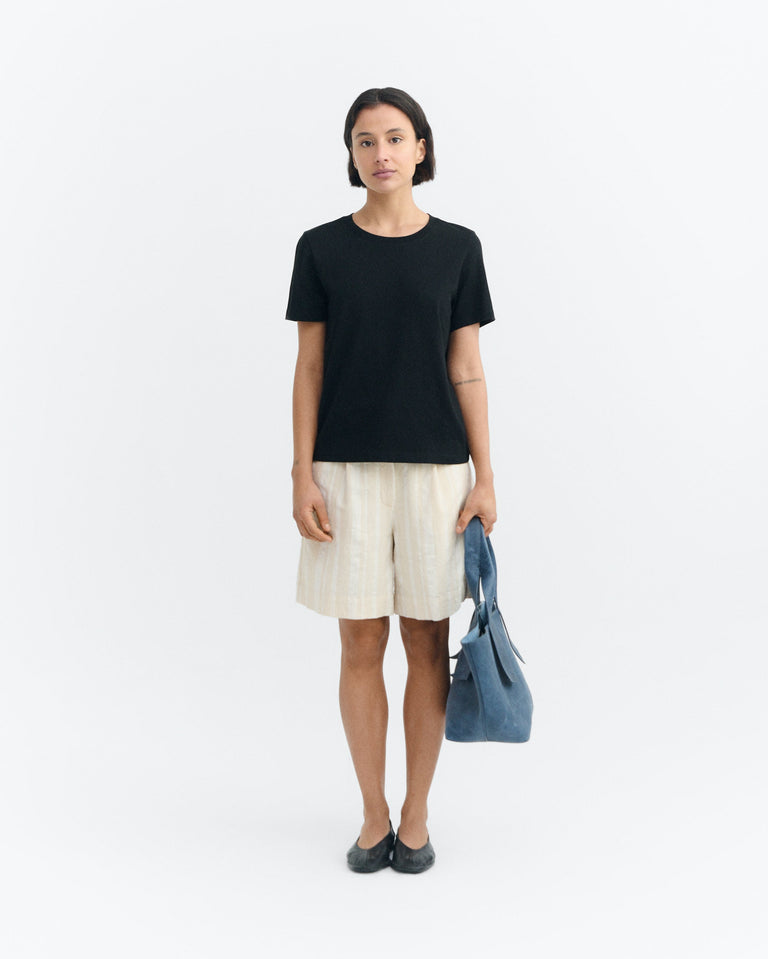 Camiseta negra Ida sostenible - 1