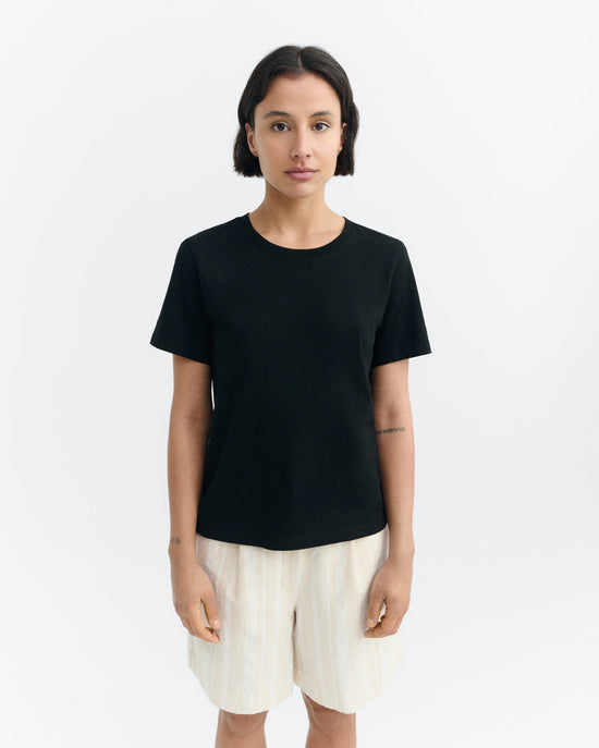 Camiseta negra Ida sostenible - 2