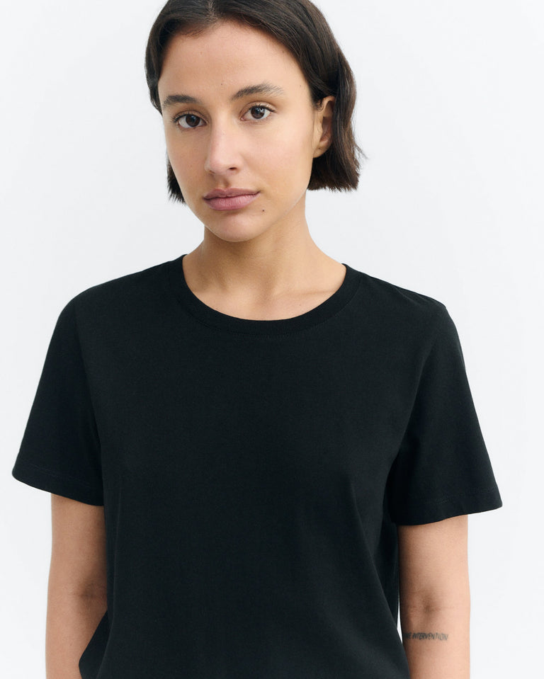 Camiseta negra Ida sostenible - 3