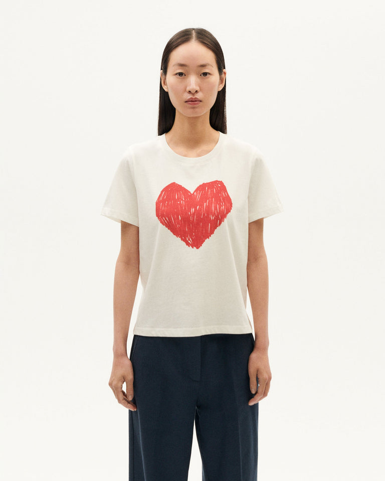 Camiseta blanca heart Ida sostenible-1