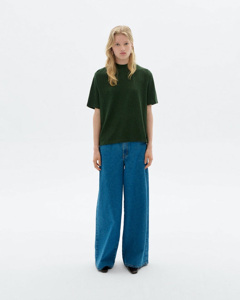 Camiseta verde hemp Aidin sostenible - 2