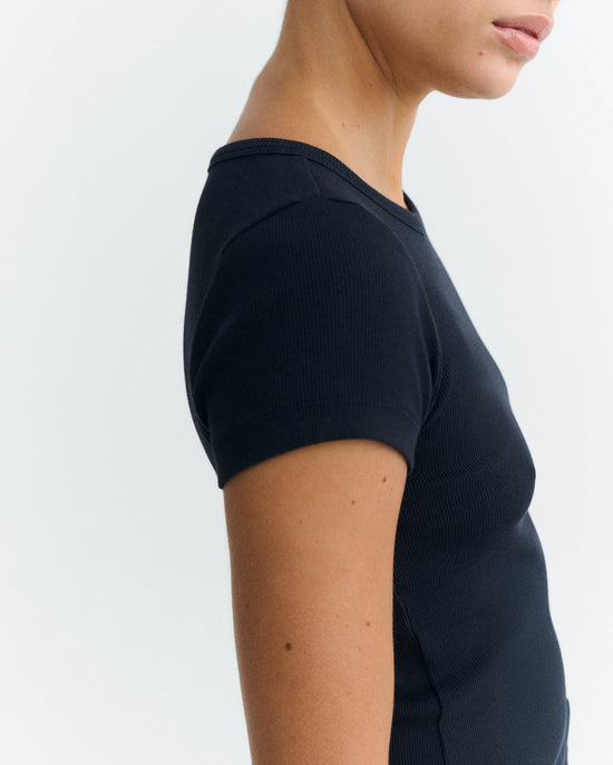 Camiseta slim azul Mirna-R sostenible - 3