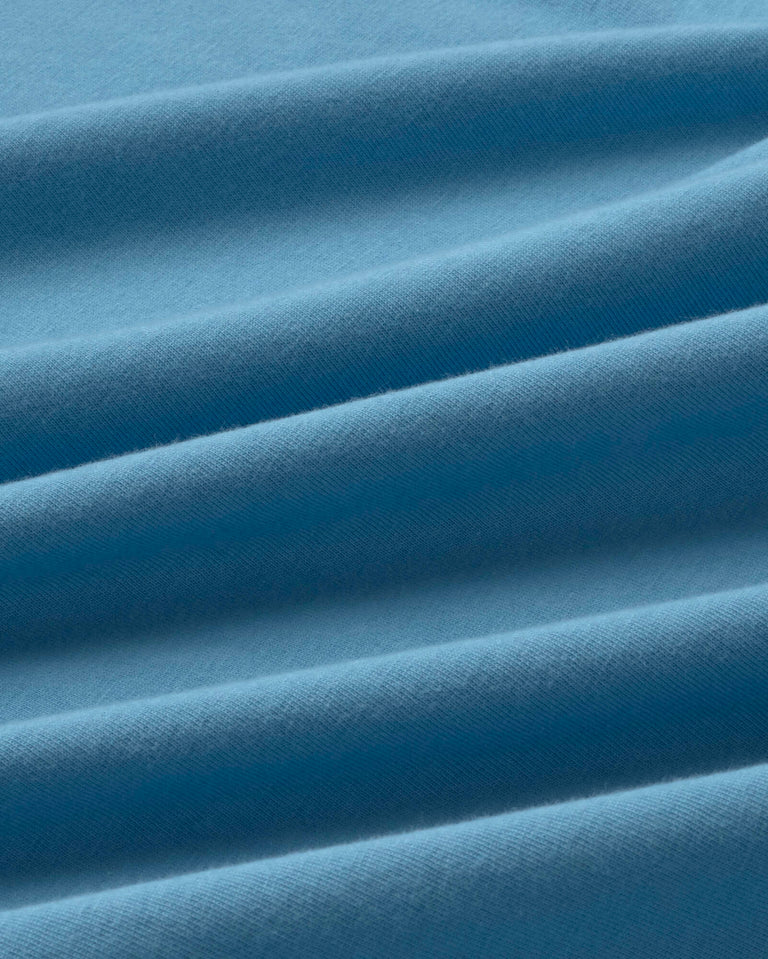 Camiseta básica azul claro Volta sostenible silueta - 2