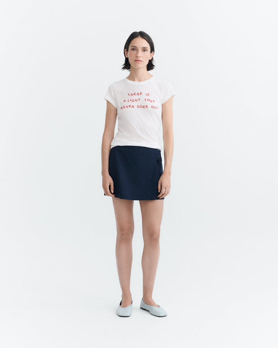 Camiseta slim blanca Mirna sostenible - 1
