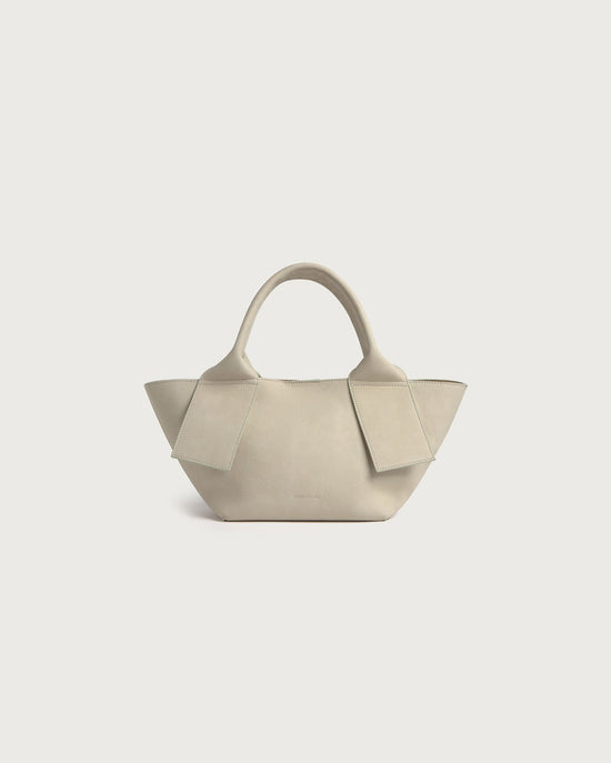 Bolso mini crudo piel Pepo sostenible - silueta 1