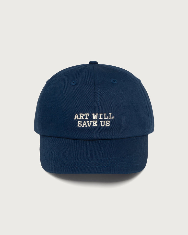 Gorra navy Art will save us Chris sostenible  2