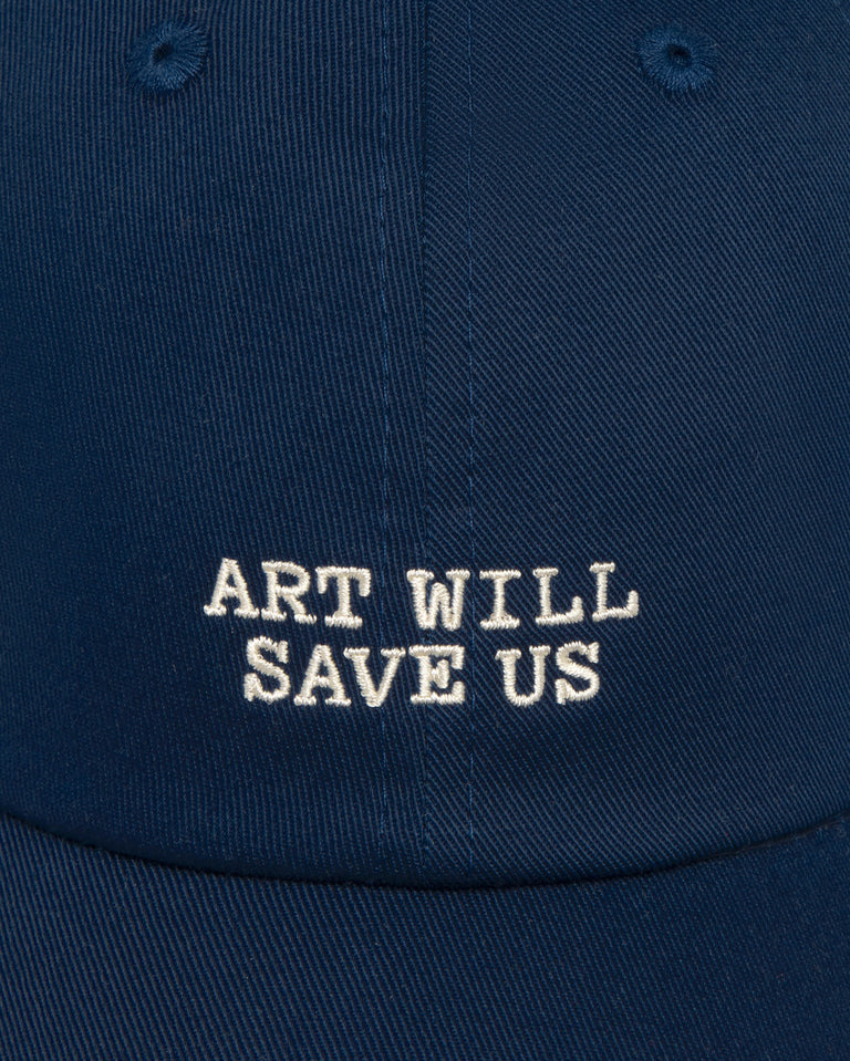 Gorra navy Art will save us Chris sostenible  3