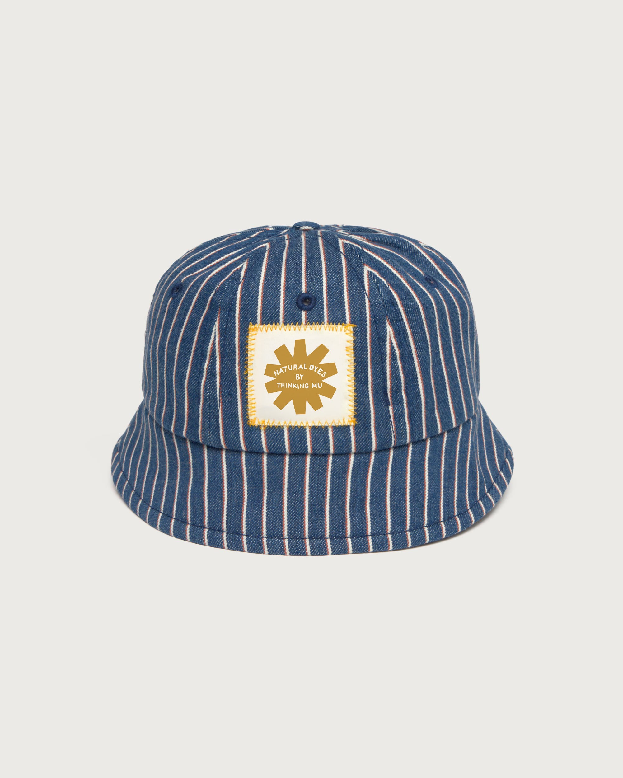 Natural dye striped cap railway Norfeu – THINKING MU APAC