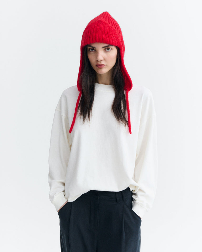 Gorro lana rojo Oleg sostenible - 1