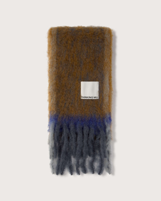 Bufanda marrón Twist Frame - silueta 1