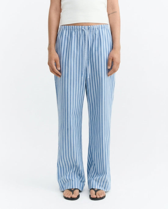 Relaxed blue striped pants Brigitte